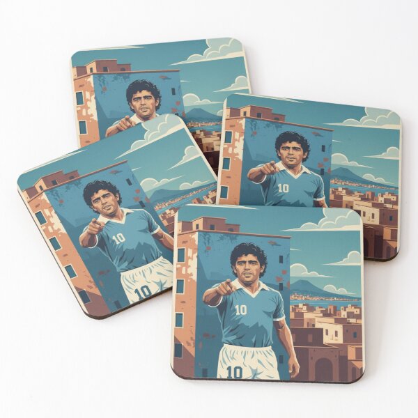 Item preview, Naples Vintage Travel Art - Maradona - Italy designed and sold by Wanderprintt.