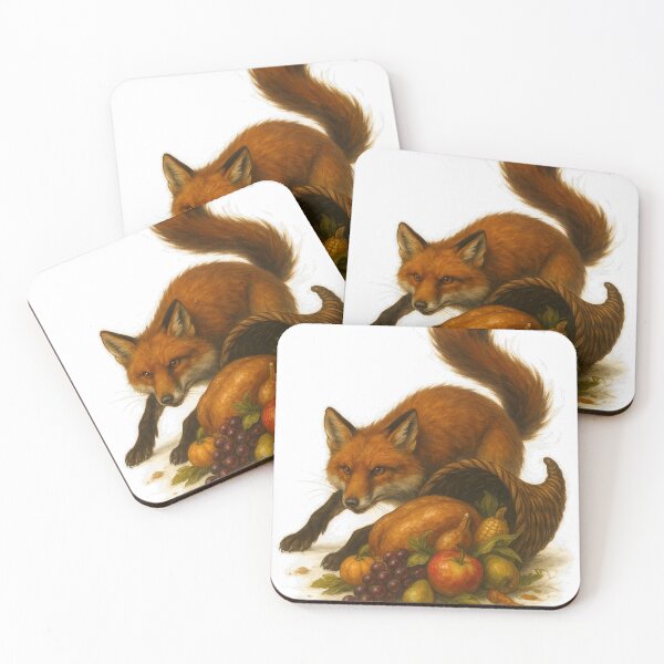 Item preview, Thanksgiving Hunting Fox designed and sold by thehaywirehoney.