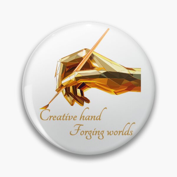 Item preview, Forging Worlds – Golden Creative Hand designed and sold by InFrameVision.