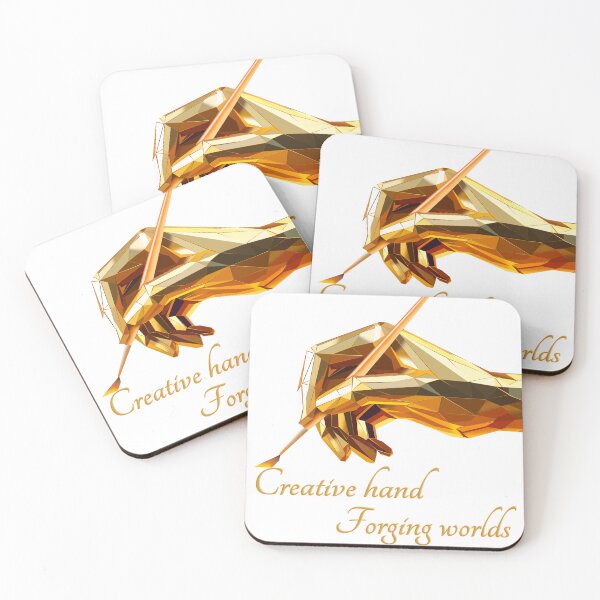 Item preview, Forging Worlds – Golden Creative Hand designed and sold by InFrameVision.