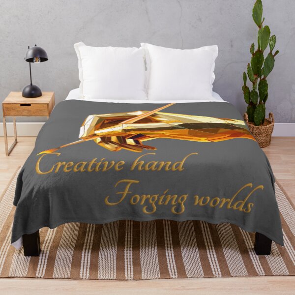 Item preview, Forging Worlds – Golden Creative Hand designed and sold by InFrameVision.