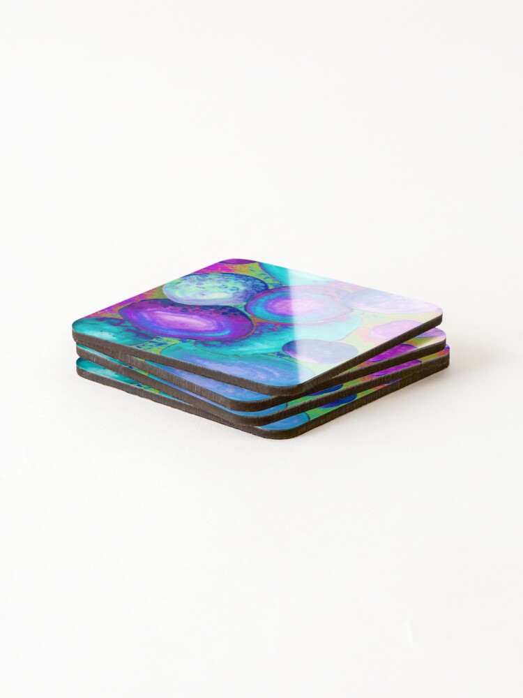 Thumbnail 4 of 5, Coasters (Set of 4), Alien Rocks designed and sold by VariARTyPrints.