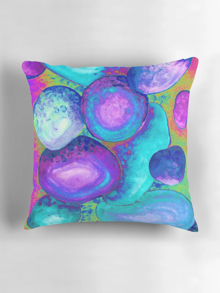Thumbnail 3 of 4, Pillow, Alien Rocks designed and sold by VariARTyPrints.