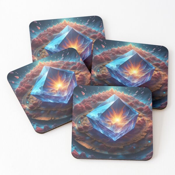 Item preview, Celestial Crystal – Blue Ray of Cosmic Light designed and sold by PawPrintedArt.