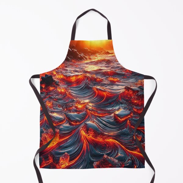 Item preview, Ocean of molten lava under twilight designed and sold by Tommandjerry.