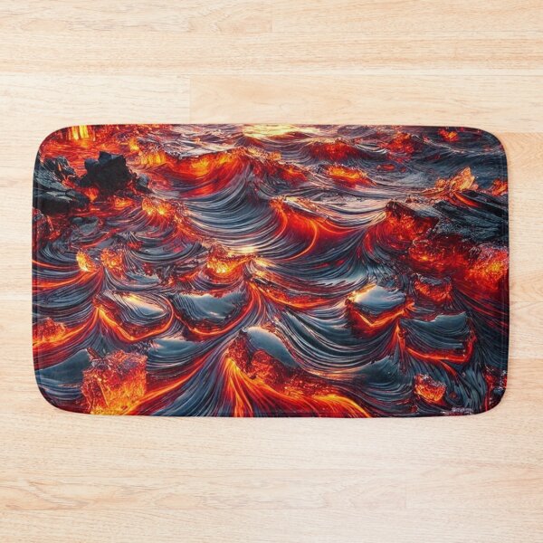 Item preview, Ocean of molten lava under twilight designed and sold by Tommandjerry.