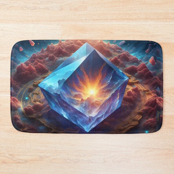 Item preview, Celestial Crystal – Blue Ray of Cosmic Light designed and sold by PawPrintedArt.