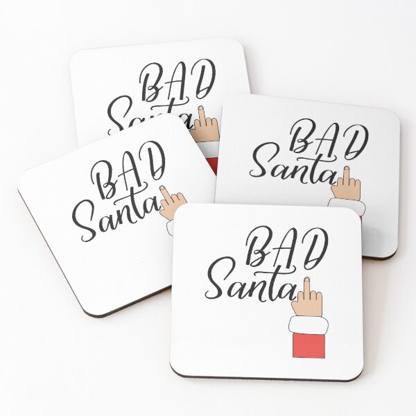 Item preview, Bad Santa. Lettering. Funny Christmas text designed and sold by pidzam4e.