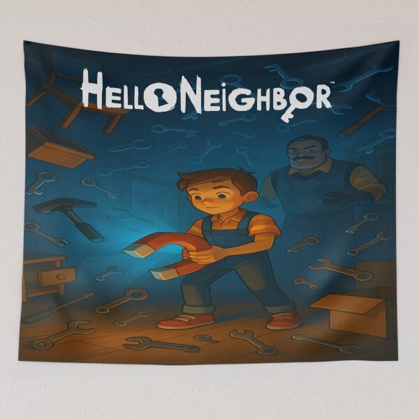 Item preview, HELLO NEIGHBOR – The Magnetic Escape designed and sold by NAJURE.