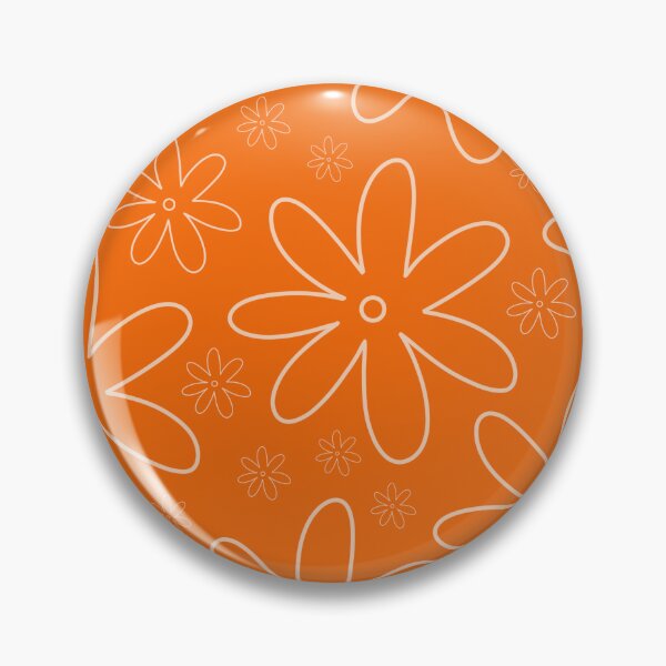 Item preview, Orange flower pattern designed and sold by Katy  Rachel.