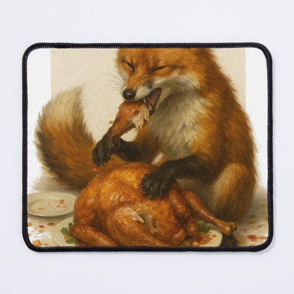 Item preview, Fox Devouring a Turkey designed and sold by thehaywirehoney.