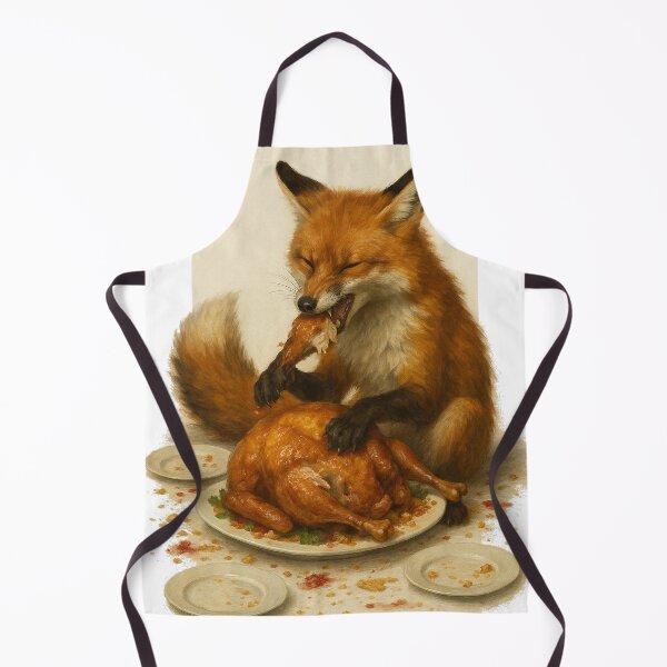 Item preview, Fox Devouring a Turkey designed and sold by thehaywirehoney.
