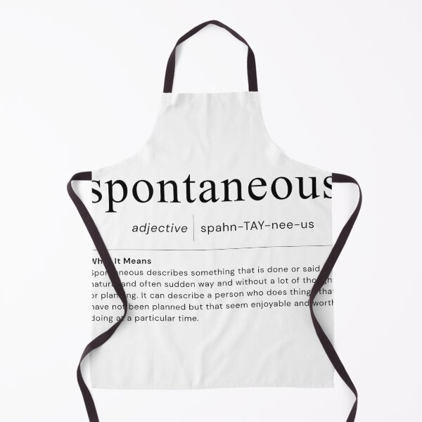 Item preview, Spontaneous | Fun & Free-Spirited Quote Tee designed and sold by Cognivibe.