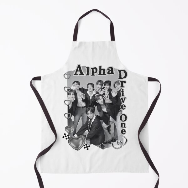 Item preview, ALPHA DRIVE ONE (ALD1) Global KPOP Boy Group Black and White Collage Digital Art Portrait designed and sold by AJUNICE STUDIO.