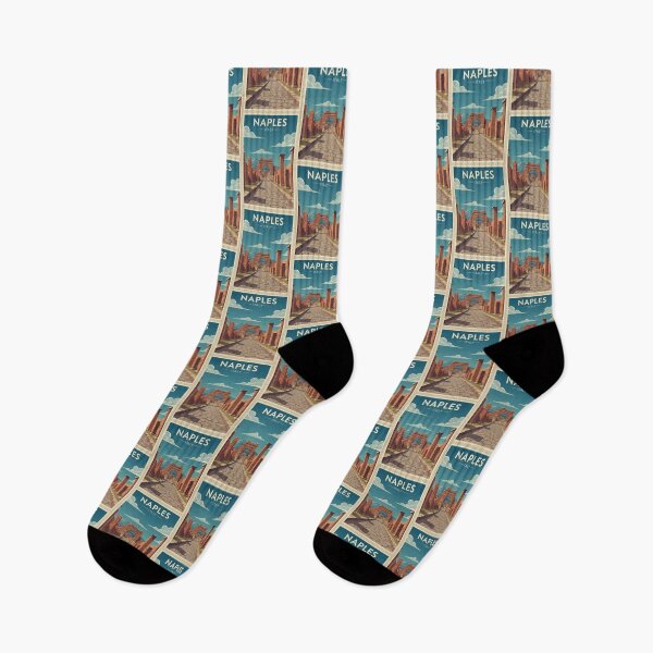 Item preview, Naples Vintage Travel Art - Pompeii - Italy designed and sold by Wanderprintt.