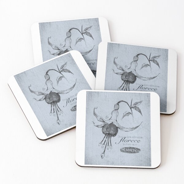 Item preview, A WILD MIND BLOOMS EVEN IN DISORDER DUSTY BLUE-SPANISH designed and sold by LIS AND MELIVERSO.