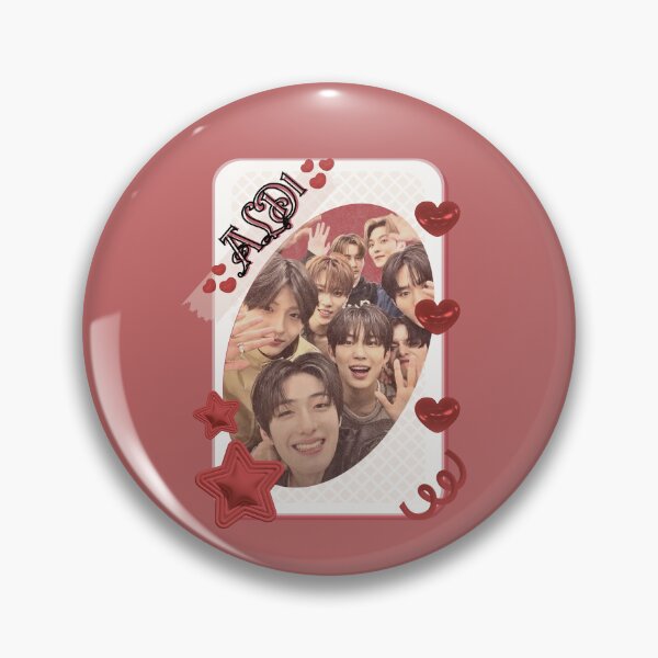 Item preview, ALPHA DRIVE ONE (ALD1) Global KPOP Boy Group Card Red Aesthetic Collage Design designed and sold by AJUNICE STUDIO.