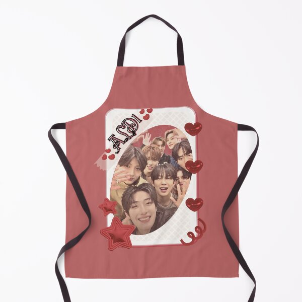 Item preview, ALPHA DRIVE ONE (ALD1) Global KPOP Boy Group Card Red Aesthetic Collage Design designed and sold by AJUNICE STUDIO.