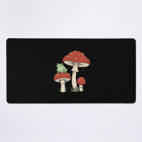 Item preview, Cute Goblincore Frog on Mushroom | Cottagecore Aesthetic designed and sold by Design_Your_Day.