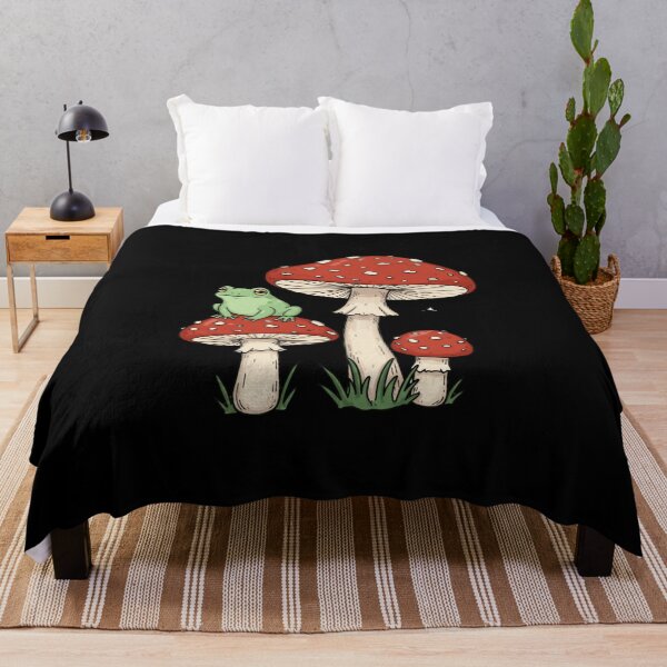 Item preview, Cute Goblincore Frog on Mushroom | Cottagecore Aesthetic designed and sold by Design_Your_Day.