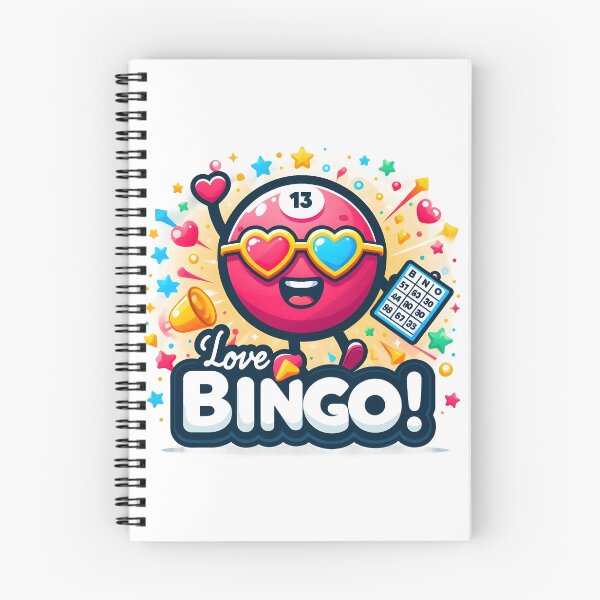 Item preview, Fun Bingo Cartoon Design - Love Bingo! designed and sold by The-T-In-Retro.