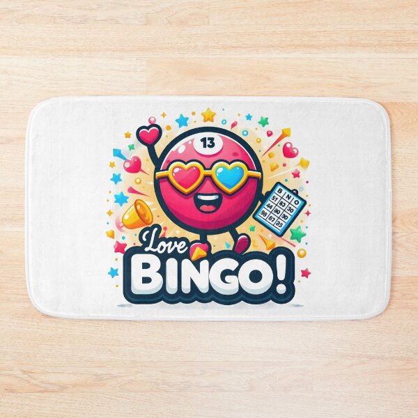 Item preview, Fun Bingo Cartoon Design - Love Bingo! designed and sold by The-T-In-Retro.