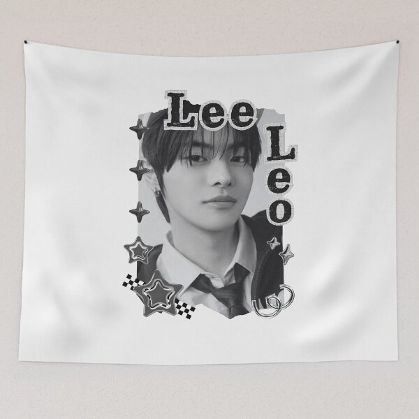 Item preview, ALPHA DRIVE ONE (ALD1) Lee Leo (리오) Global KPOP Boy Group Black and White Collage Digital Art Portrait designed and sold by AJUNICE STUDIO.