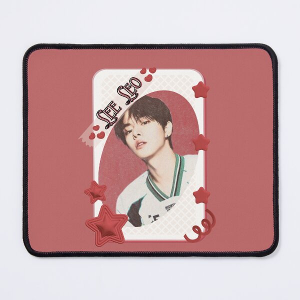 Item preview, ALPHA DRIVE ONE (ALD1) Lee Leo (리오) Global KPOP Boy Group Card Red Aesthetic Collage Design designed and sold by AJUNICE STUDIO.
