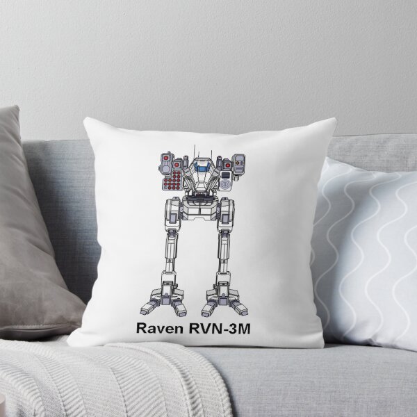 Item preview, Raven RVN-3M (White) - Inner Sphere BattleMech designed and sold by DagleysDesigns.