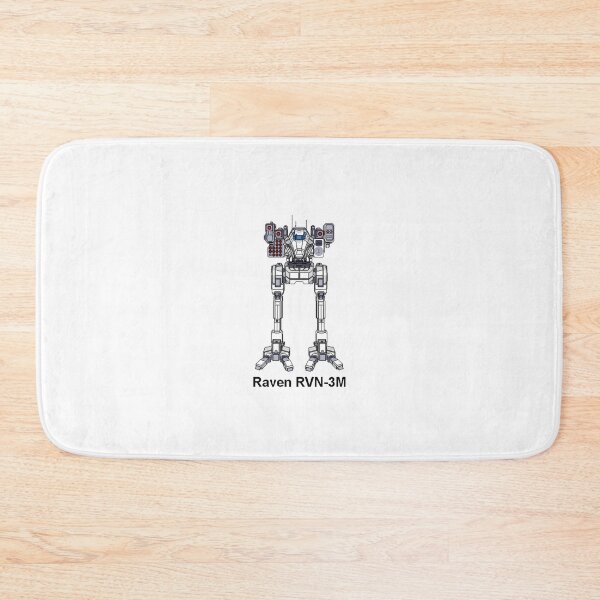 Item preview, Raven RVN-3M (White) - Inner Sphere BattleMech designed and sold by DagleysDesigns.