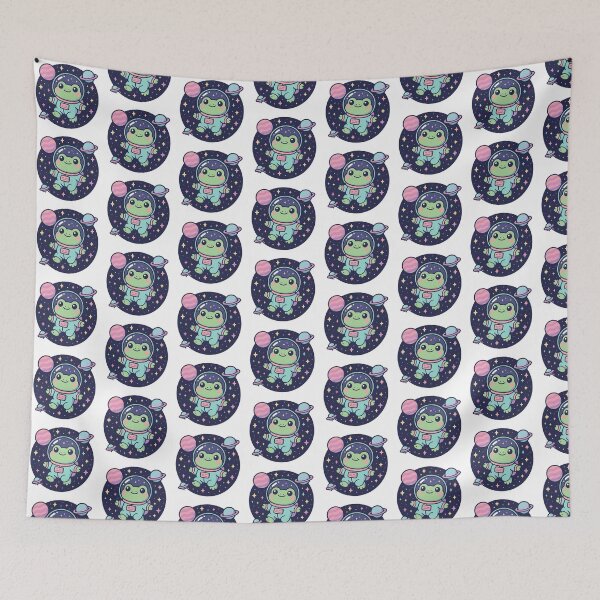 Item preview, “Kawaii Space Frog – Cute Cosmic Astronaut Adventure designed and sold by iTzTreS.