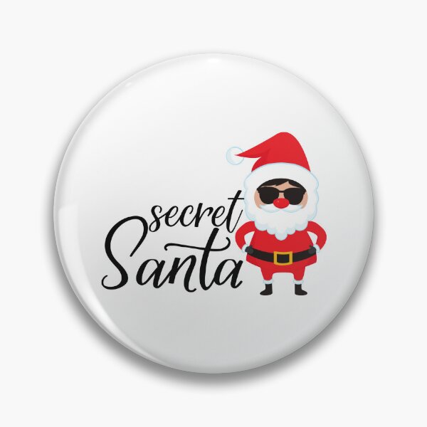 Item preview, Secret Santa. Lettering. winter holiday design designed and sold by pidzam4e.