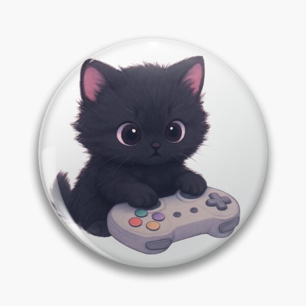 Item preview, Yoyo the Cat designed and sold by Arcade&Pixel.
