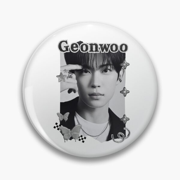 Item preview, ALPHA DRIVE ONE (ALD1) Geonwoo (Kim Geon Woo) (김건우) Global KPOP Boy Group Black and White Collage Digital Art Portrait designed and sold by AJUNICE STUDIO.