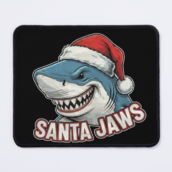 Item preview, Santa Jaws Merry Christmas cute shark gift designed and sold by Tattoo-Shirt Designer .