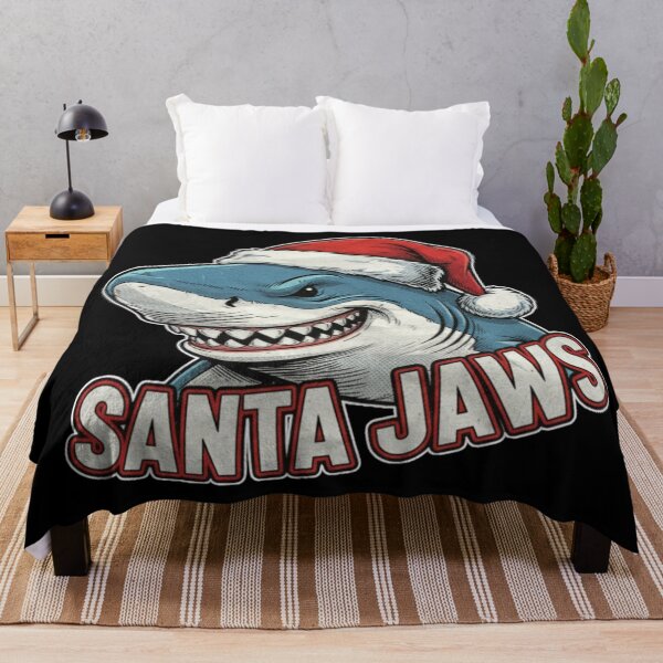 Item preview, Santa Jaws Merry Christmas cute shark gift designed and sold by Tattoo-Shirt Designer .