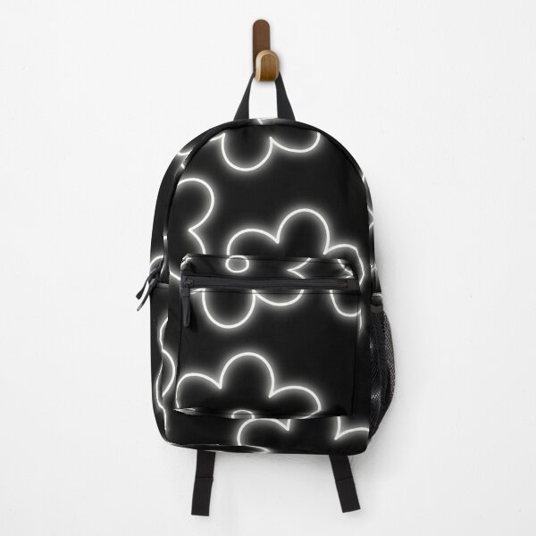 Item preview, Black and white neon flower pattern designed and sold by Katy  Rachel.