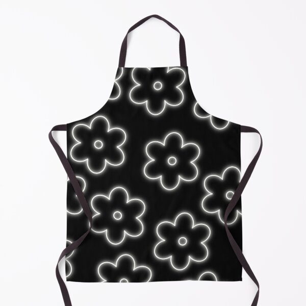 Item preview, Black and white neon flower pattern designed and sold by Katy  Rachel.