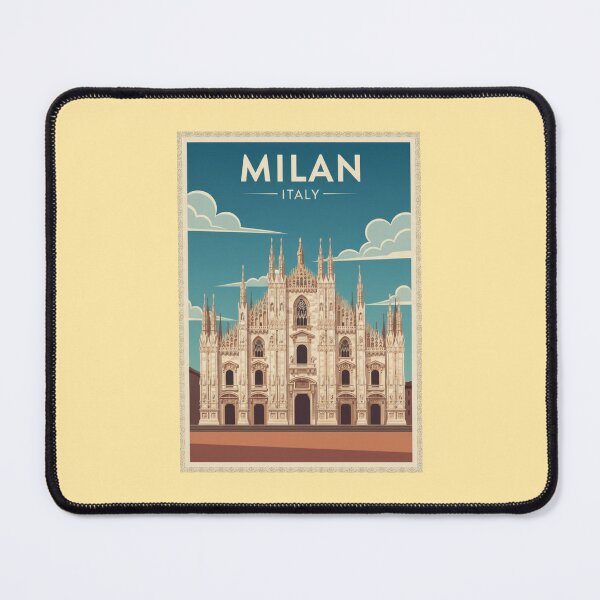 Item preview, Milan Vintage Travel Art - Milan Cathedral - Italy designed and sold by Wanderprintt.
