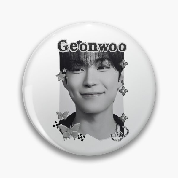 Item preview, ALPHA DRIVE ONE (ALD1) Geonwoo (Kim Geon Woo) (김건우) Global KPOP Boy Group Black and White Collage Digital Art Portrait designed and sold by AJUNICE STUDIO.
