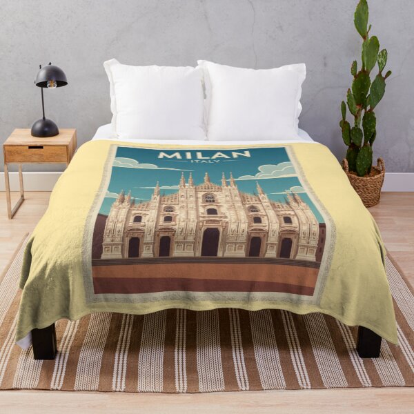 Item preview, Milan Vintage Travel Art - Milan Cathedral - Italy designed and sold by Wanderprintt.