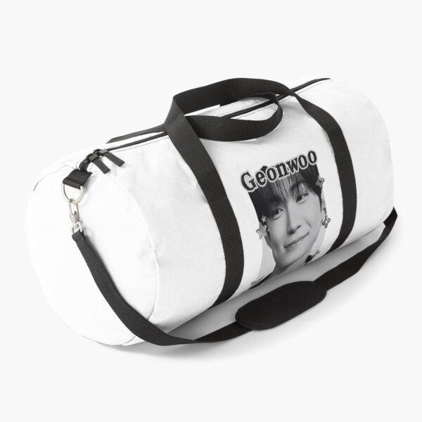 Item preview, ALPHA DRIVE ONE (ALD1) Geonwoo (Kim Geon Woo) (김건우) Global KPOP Boy Group Black and White Collage Digital Art Portrait designed and sold by AJUNICE STUDIO.