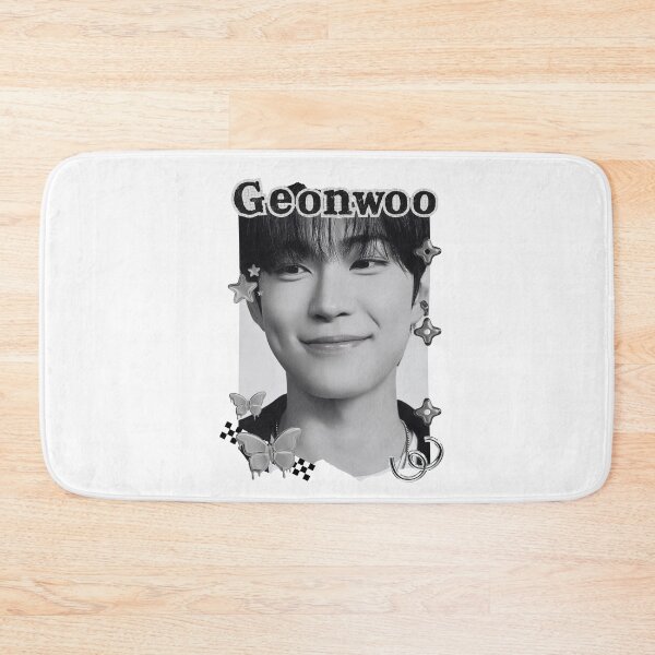 Item preview, ALPHA DRIVE ONE (ALD1) Geonwoo (Kim Geon Woo) (김건우) Global KPOP Boy Group Black and White Collage Digital Art Portrait designed and sold by AJUNICE STUDIO.