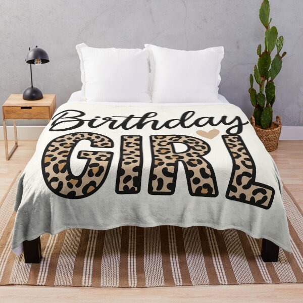 Item preview, Birthday Girl Cheetah Print designed and sold by Jeallan Designs.