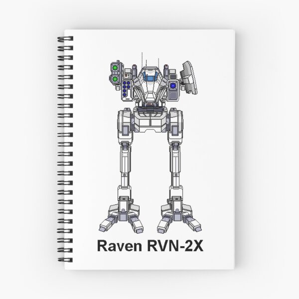 Item preview, Raven RVN-2X (White) - Inner Sphere BattleMech designed and sold by DagleysDesigns.