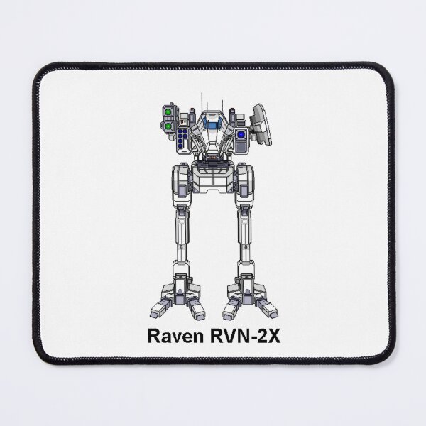 Item preview, Raven RVN-2X (White) - Inner Sphere BattleMech designed and sold by DagleysDesigns.