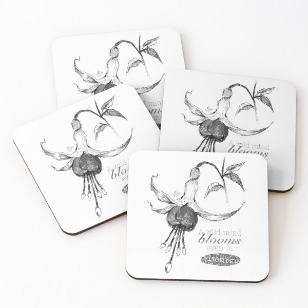 Item preview, A WILD MIND BLOOMS EVEN IN DISORDER designed and sold by LIS AND MELIVERSO.