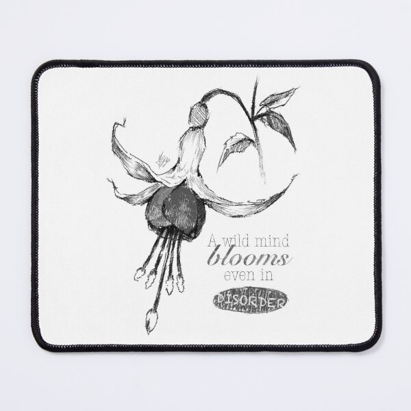 Item preview, A WILD MIND BLOOMS EVEN IN DISORDER designed and sold by LIS AND MELIVERSO.
