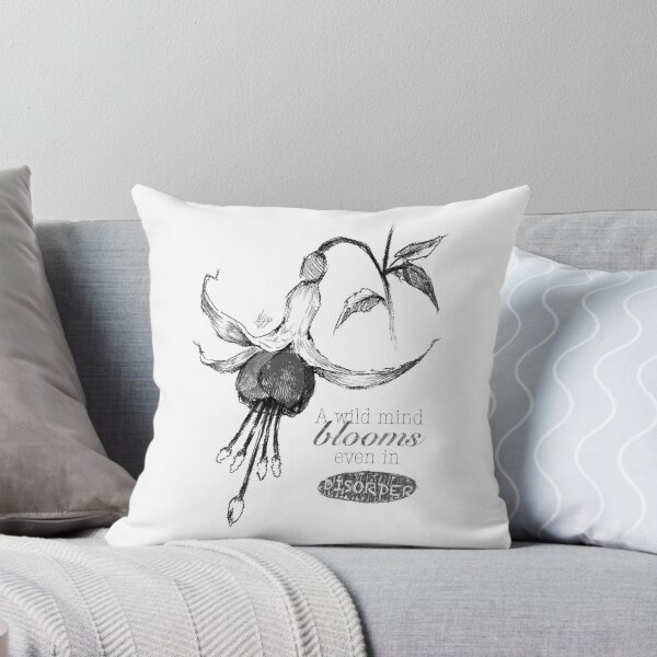 Item preview, A WILD MIND BLOOMS EVEN IN DISORDER designed and sold by LIS AND MELIVERSO.