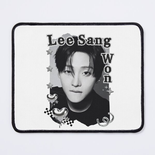 Item preview, ALPHA DRIVE ONE (ALD1) Lee Sang Won (이상원) Global KPOP Boy Group Black and White Collage Digital Art Portrait designed and sold by AJUNICE STUDIO.